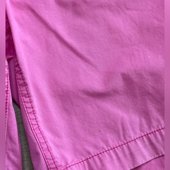 Joe Fresh Women's Pink Everyday Cotton Chino Shorts Sz 10 - Picture 3 of 5